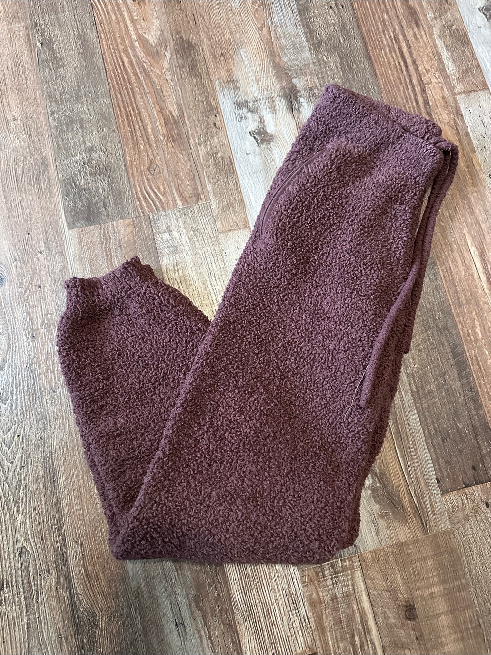 SKIMS Cozy Plush Jogger Pants - Brown